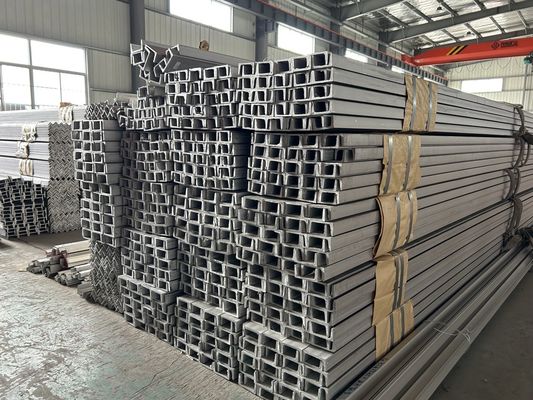304 U Bending Stainless Steel Channel Bar BA AiSi Not Perforated